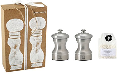 Peugeot Bistro Chef Pepper Mill And Salt Mill Set Stainless